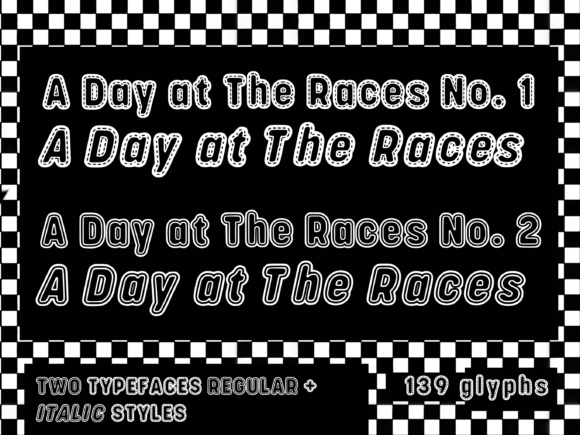 A Day at the Races: A Vintage-Inspired Font for Modern Design