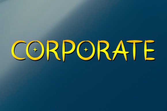 Corporate: A Strategic Font for Professional and Creative Excellence