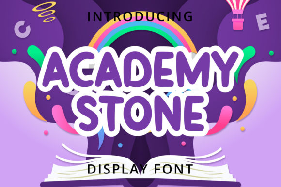 Discover the Charm of Academy Stone: A Fun and Unique Display Font