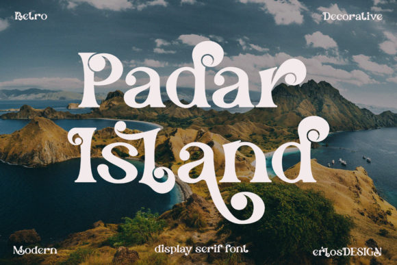 Discover the Charm of Padar Island: A Stylish Font for Every Design Project