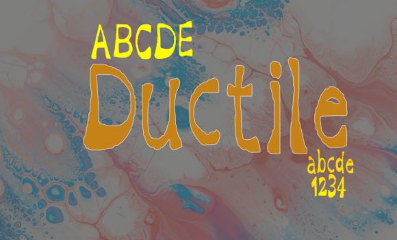 Ductile: A Bold, Stylish Display Font