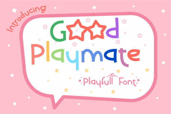 Good Playmate: A Unique and Cute Display Font