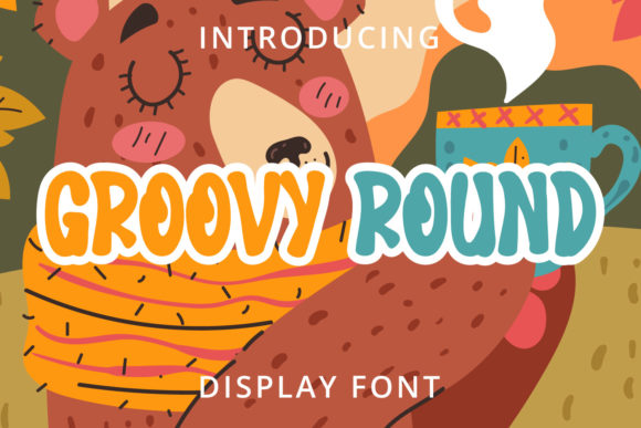 Groovy Round: A Playful Font for Creative Projects