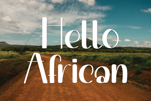 Hello African: A Quirky Font for Creative Expression