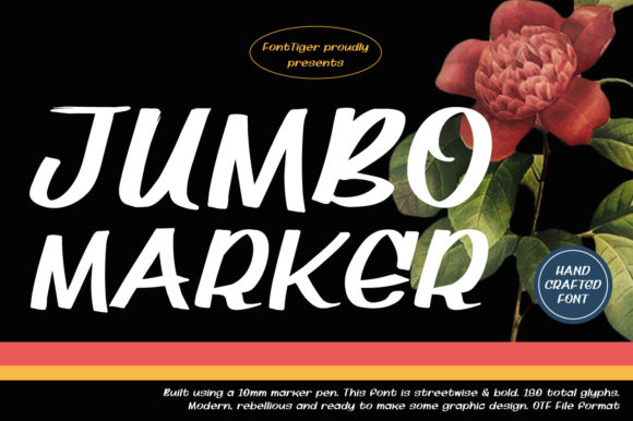 Jumbo Marker: A Bold and Versatile Display Font for Every Project