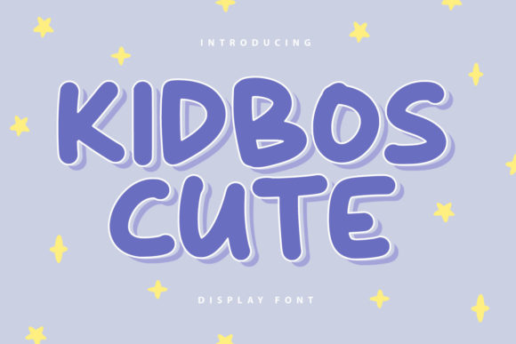 Kidbos Cute: A Versatile and Stylish Display Font for Every Project