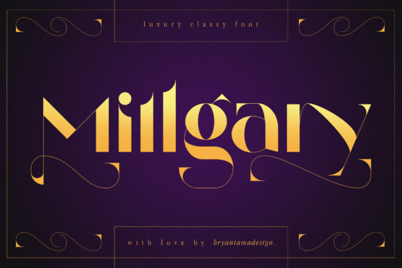 Millgary: A Stylish Display Font