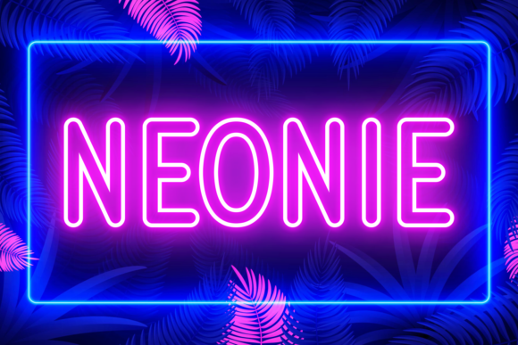 Neonie: A Bold Display Font for Creative Projects