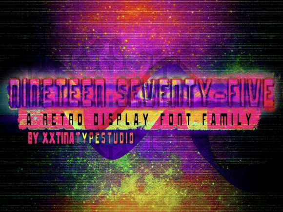 Nineteen Seventy-Five: A Retro Display Font for Distinctive Design