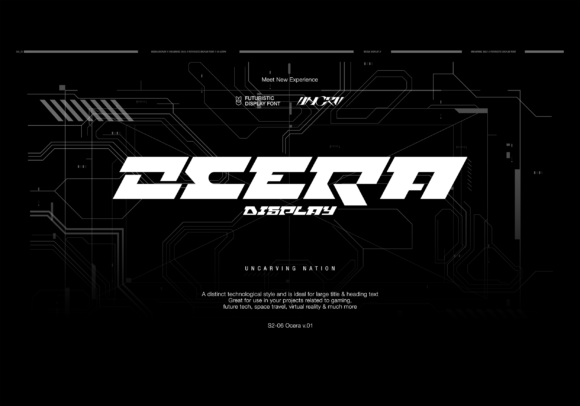 Ocera: The Modern Display Font That Elevates Your Visual Identity