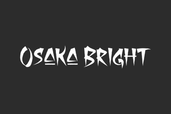Osaka Bright: A Versatile Japanese Display Font for Authentic Design