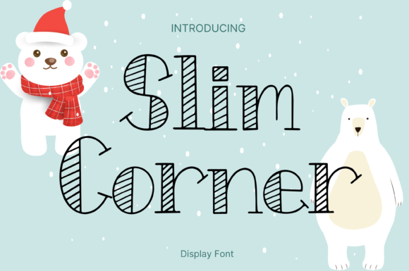 Slim Corner: A Whimsical Font for Creative Projects