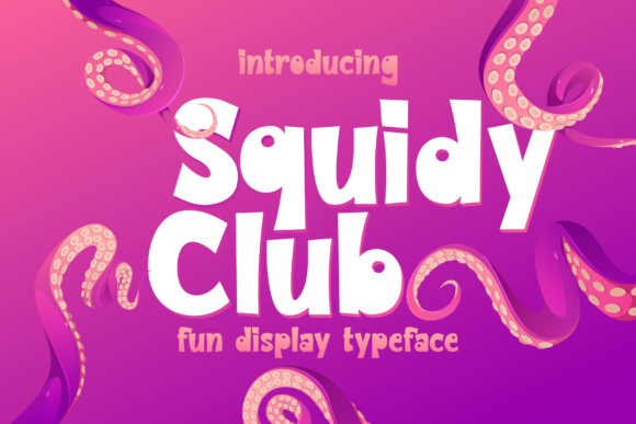 Squidy Club: A Fresh Modern Font for Creative Projects