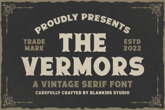 Vermors: A Vintage Serif Font for Creative Expression