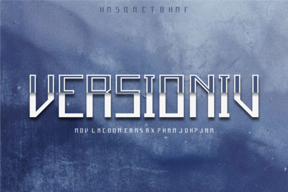 Versioniv: A Bold, Versatile Display Font for Modern Design