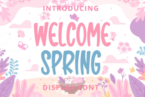Welcome Spring: A Creative Typographic Choice