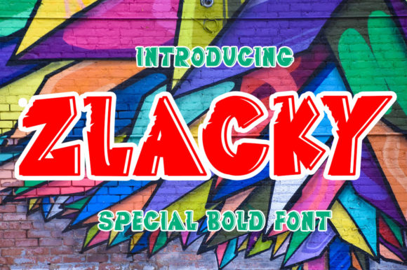 Zlacky: A Fresh, Elegant Display Font for Creative Projects